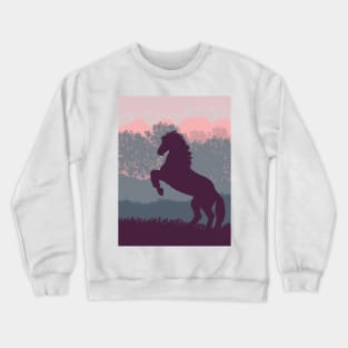 Rearing horse Crewneck Sweatshirt